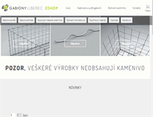 Tablet Screenshot of eshop.gabionyliberec.cz